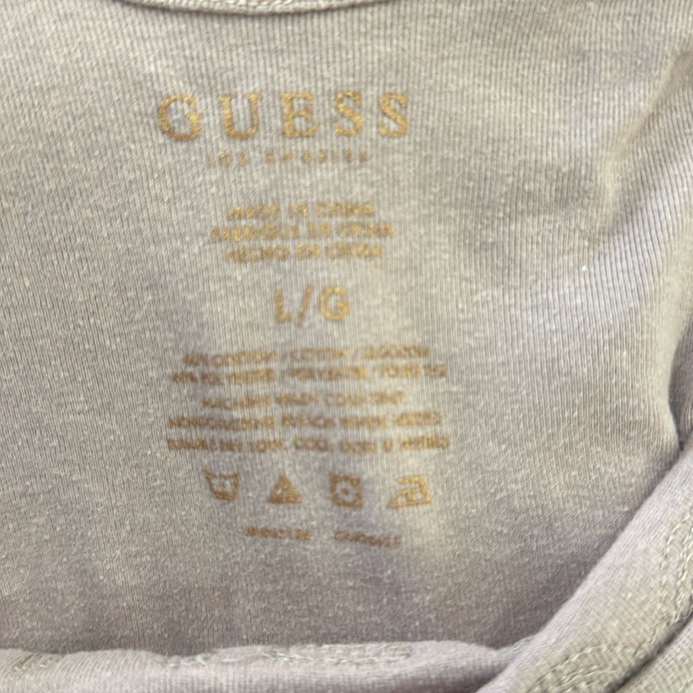 Guess Logo Sequined Tank Top.  Sz L - Picture 6 of 6